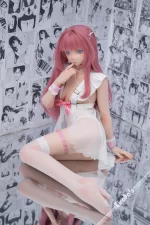 Tsumugi #KH003 150cm A Cup  Silicone Sex Doll Sexy Lingerie Set - Image 9