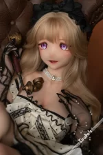 Himari #KH002 155cm D Cup  Silicone Sex Doll Cute Lolita Dress - Image 3