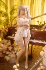 Tsumugi #KH003 155cm D Cup Silicone Sex Doll Sexy Wedding Dress - Image 3