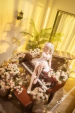 Tsumugi #KH003 155cm D Cup Silicone Sex Doll Sexy Wedding Dress - Image 9