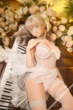 Tsumugi #KH003 155cm D Cup Silicone Sex Doll Sexy Wedding Dress - Image 12
