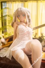 Tsumugi #KH003 155cm D Cup Silicone Sex Doll Sexy Wedding Dress - Image 13