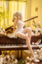 Tsumugi #KH003 155cm D Cup Silicone Sex Doll Sexy Wedding Dress - Image 14