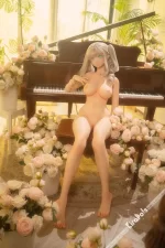 Tsumugi #KH003 155cm D Cup Silicone Sex Doll Sexy Wedding Dress - Image 15