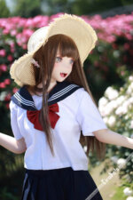 Umegawa Kurako #KH001 155cm B Cup Silicone Sex Doll Sexy Schoolgirl Roleplay - 图片 4