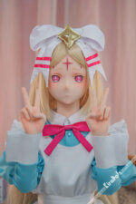 Tsumugi #DLC006 150cm A Cup Silicone Sex Doll Alice Magical Girl Cosplay - 图片 5