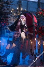 Risa #DLC006 160cm G Cup Silicone Sex Doll Magical Girl Nun Cosplay - 图片 6