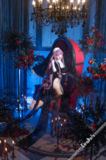Risa #DLC006 160cm G Cup Silicone Sex Doll Magical Girl Nun Cosplay - 图片 7