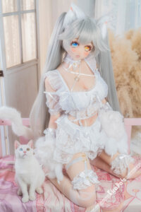 Snowball #KH006 155cm (5'1'') D-Cup Silicone Sex Doll Cat Themed Dressing
