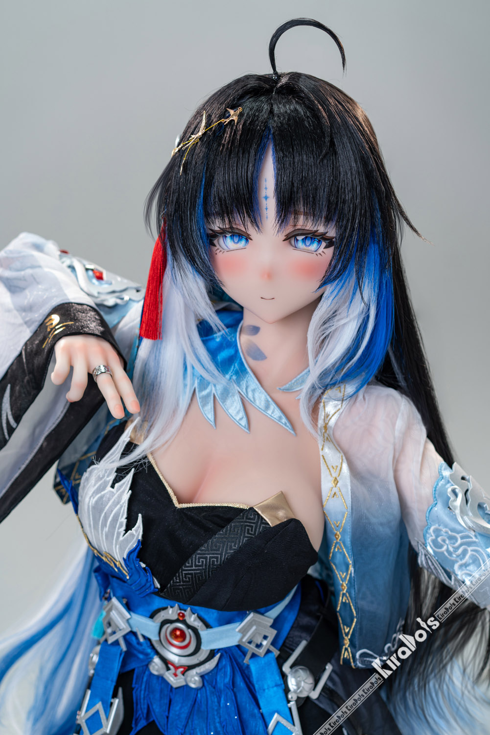 KDA017-29 Yo #KH007 155cm (5'1'') D-Cup Silicone Sex Doll Video Game Cosplay Doll - Image 1